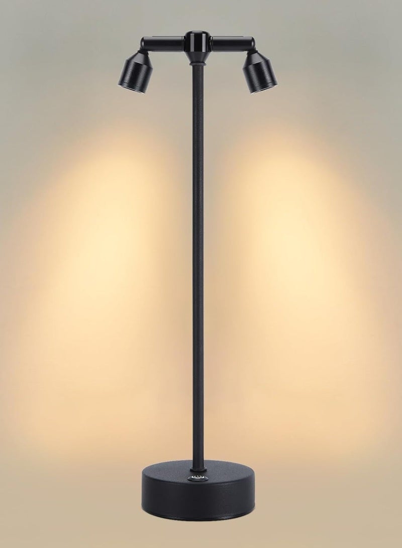 كشاف محمول قابل لإعادة الشحن، كشاف طاولة للإضاءة الزخرفية للصور النباتية وعرض المجوهرات ونماذج العرض في الخزائن ومصباح الطاولة للمنزل وغرفة الطعام والمطعم وبار العشاء الدافئ - Image 2