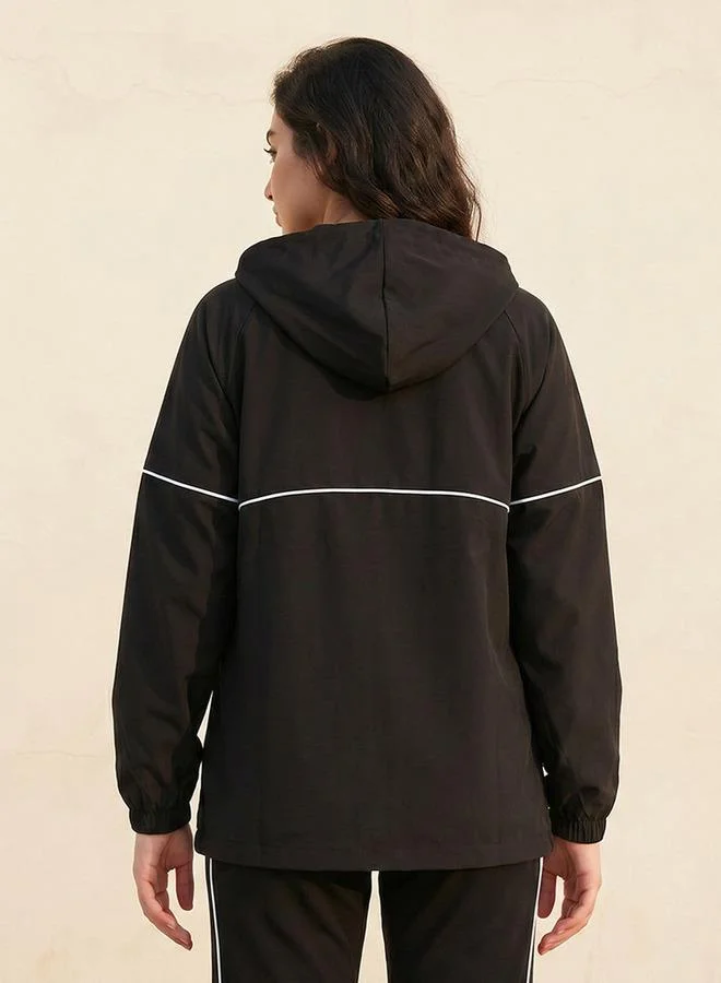 Kappa BLACK Kappa 2 Way Stretch Zip Through Jacket for Women | Best Price UAE