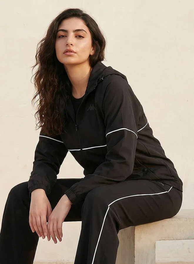 Kappa BLACK Kappa 2 Way Stretch Zip Through Jacket for Women | Best Price UAE