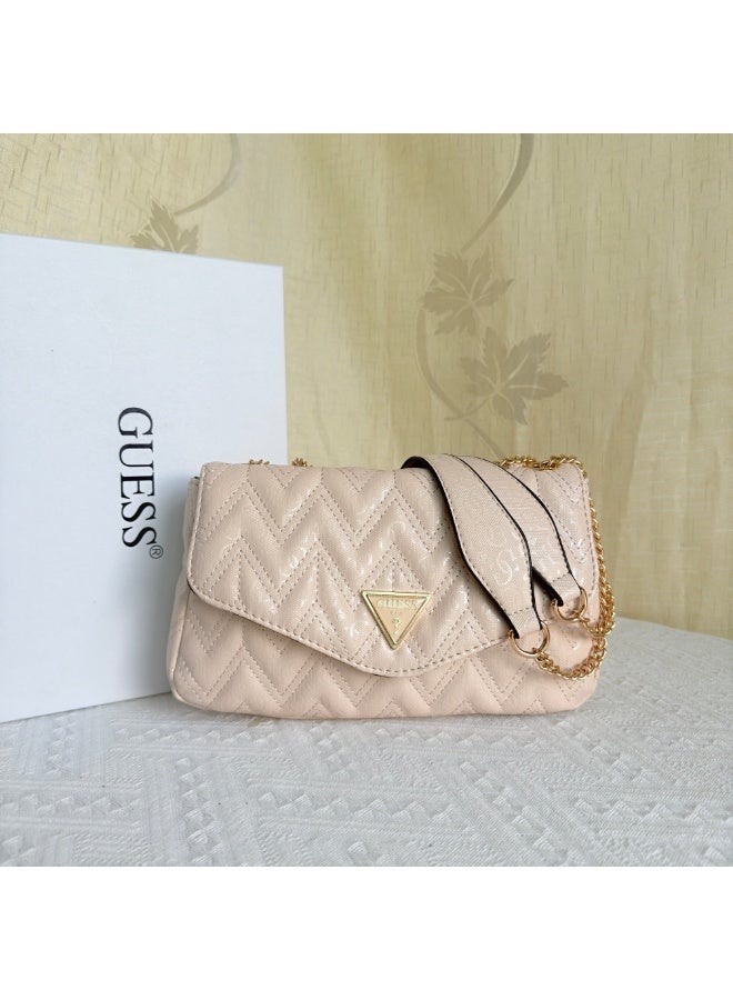 GUESS GUESS Adelasia Convertible Crossbody Flap Bag，pink - Image 2