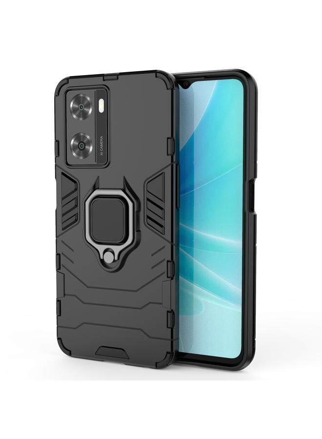 S-TOP Case For OPPO A57 4G Foreign Version Shockproof PC + TPU Holder Phone Case - Image 1