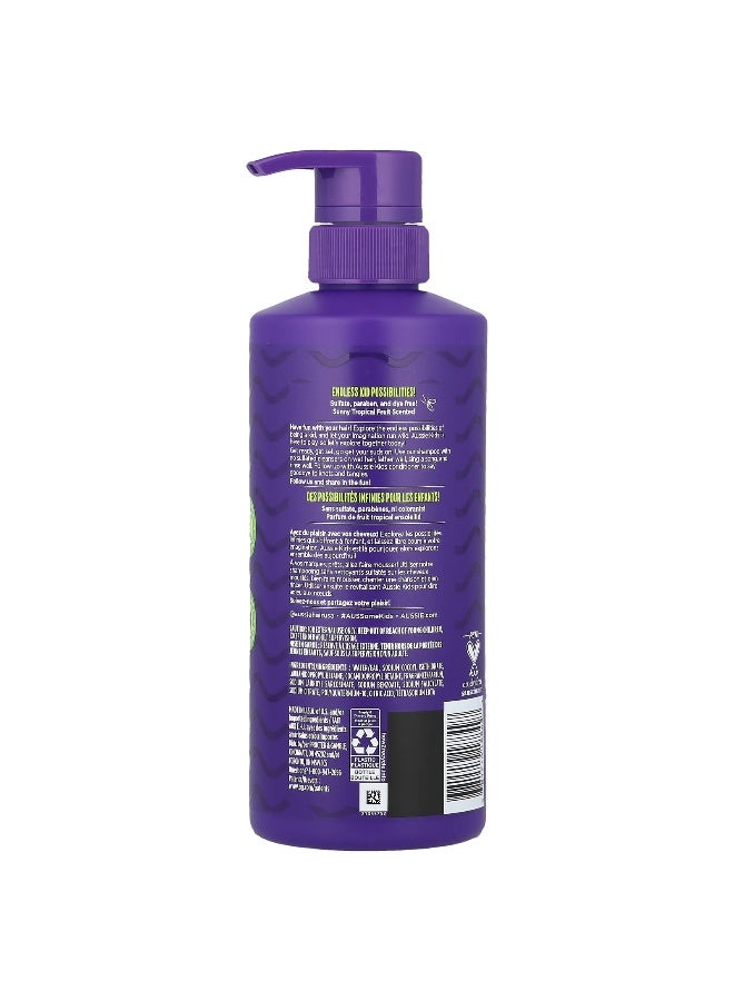 Aussie, Kids, Moist Shampoo, Sunny Tropical Fruit, 16 fl oz (475 ml) - Image 2