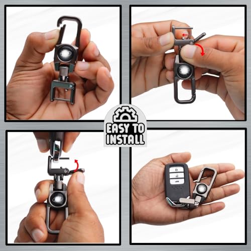 KEYCEPT Premium Metal Key Chain Compatible for Hon-da Amaze, Accord, City, Civic, Elevate, WRV, EV | Stylish, Durable car Accessories Key Holder | Heavy Duty Keychain. - Image 5
