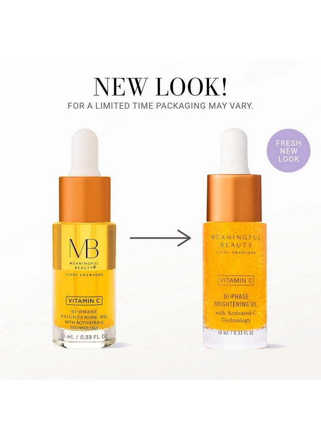 مينينغفول بيوتي زيت تفتيح البشرة ثنائي المرحلة بفيتامين سي من ذا هاينفول بيوتي بتقنية سي المنشّط، 0.33 أونصة سائلة - Image 2