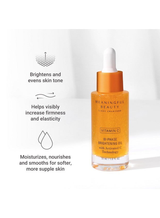 مينينغفول بيوتي زيت تفتيح البشرة ثنائي المرحلة بفيتامين سي من ذا هاينفول بيوتي بتقنية سي المنشّط، 0.33 أونصة سائلة - Image 3