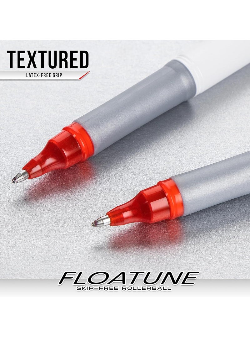 Pentel قلم رولر فلواتون المتقدم 12 قطعة 1.0 مم أحمر - Image 3