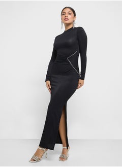 Khizana Bodycon Dress With Waist Embellishment  - Image 1