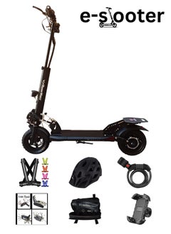 Electric Scooter for Adults Rohan Wings KT4B, Powerful Motor, 40km range with powerful 48V 13AH Battery, Fast Speed, Bluetooth Speaker with free accessories Helmet, Safety Belt, Mobile Holder, Pump, Tool Kit and Lock.