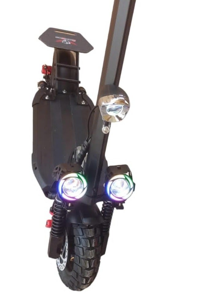 ROHAN WINGS Electric Scooter for Adults Rohan Wings KT4B, Powerful Motor, 40km range with powerful 48V 13AH Battery, Fast Speed, Bluetooth Speaker with free accessories Helmet, Safety Belt, Mobile Holder, Pump, Tool Kit and Lock. - Image 3