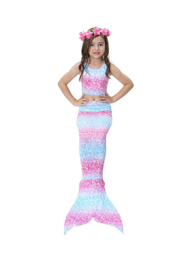 NIBEMINENT 5-Piece Mermaid Swimming Costume Set 110cm - Image 5