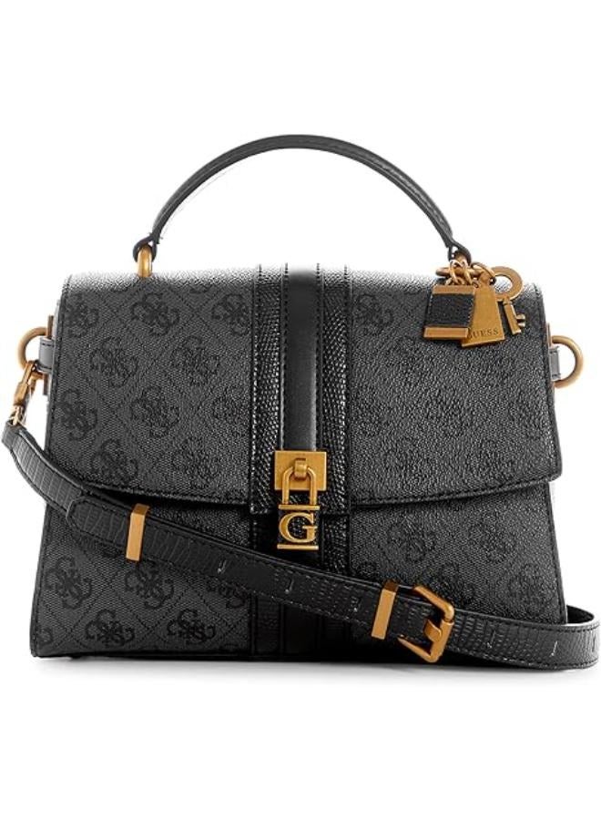 GUESS Guess Women's Ginevra Flap Top Handle Crossbody Bag  - Image 1
