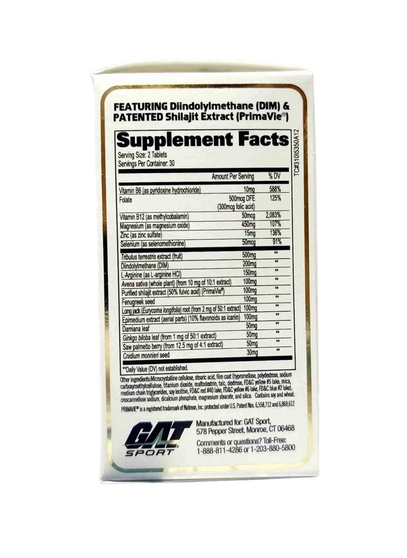 GAT SPORT Testrol Gold ES 30 Servings 60 Tablets  - Image 2