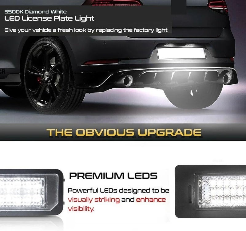 Vuzmode LED License Plate Light for VW Models - Image 3