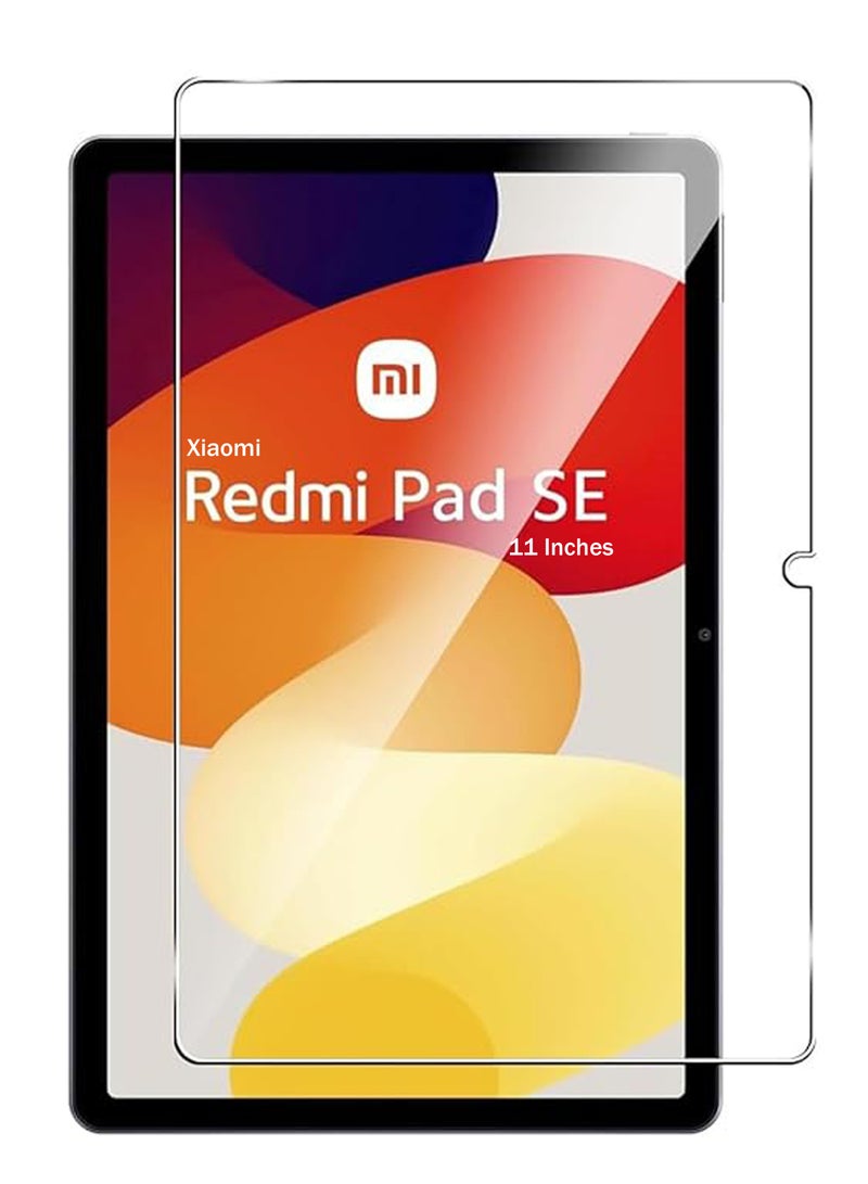 NAFCO Xiaomi Redmi Pad SE 11 Inch Tempered Glass Screen Protector – High Transparency, Delicate Touch, Anti-Explosion, Smooth Arc Edges, Easy Installation, Screen Protector for Xiaomi Redmi Pad SE - Image 1