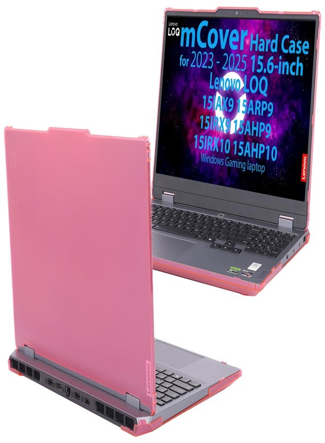 mCover Case ONLY Compatible for 2023-2025 15.6" Lenovo LOQ 15IAX9 15ARP9 15IRX9 15AHP9 15IRX10 15AHP10 Series Windows Computers (NOT for Other Lenovo Models)- Pink - Image 1