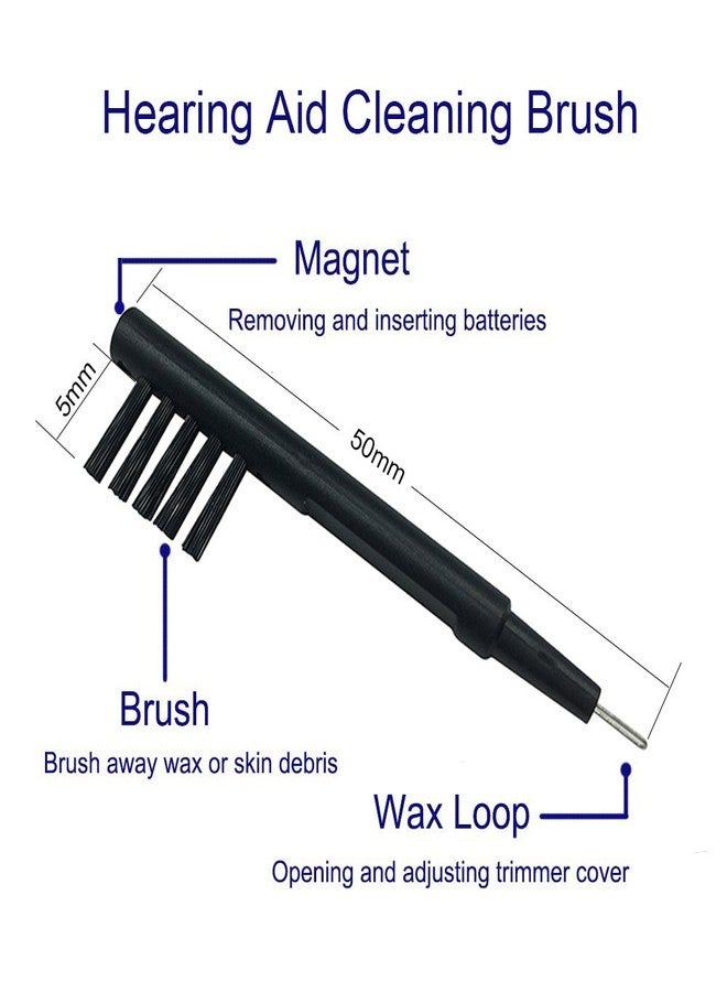 SoundLink Hearing Aid Cleaning Brushes with Magnet and Wax Loop for BTE, ITC or ITE (3) - Image 2