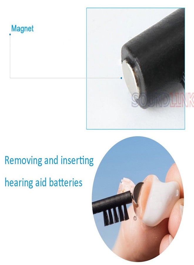 SoundLink Hearing Aid Cleaning Brushes with Magnet and Wax Loop for BTE, ITC or ITE (3) - Image 4