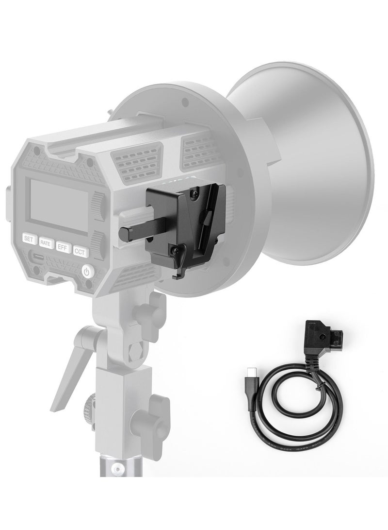  COLBOR COLBOR VM2 V-mount Adapter and D-Tap to Type-C Battery Cable - Image 1