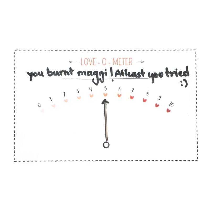 Oye Happy LoveOMeter Cute Fridge Magnet for HusbandWife to Gift on BirthdayAnniversary - Image 3