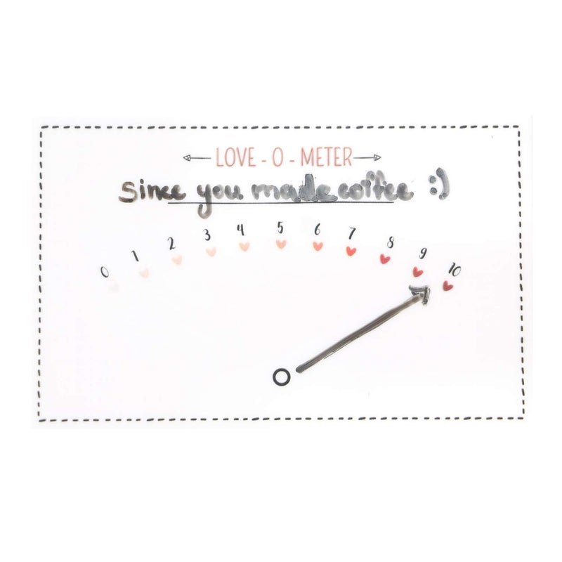 Oye Happy LoveOMeter Cute Fridge Magnet for HusbandWife to Gift on BirthdayAnniversary - Image 4