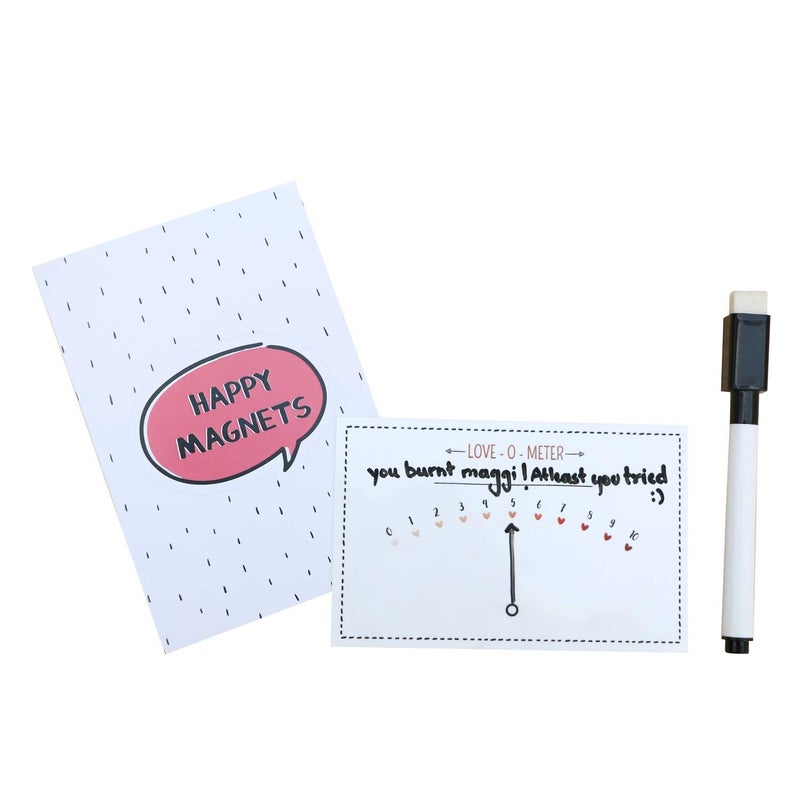 Oye Happy LoveOMeter Cute Fridge Magnet for HusbandWife to Gift on BirthdayAnniversary - Image 2