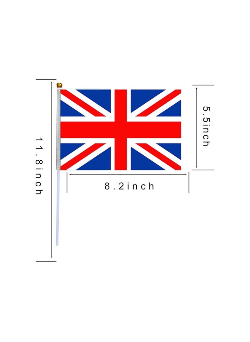 PRINTSHOP4ME Set Of 10 Hand-Held Mini Country Flags-Perfect For Parades-Festivals And Party Decorations-Party Favors And Event Supplies - Image 3