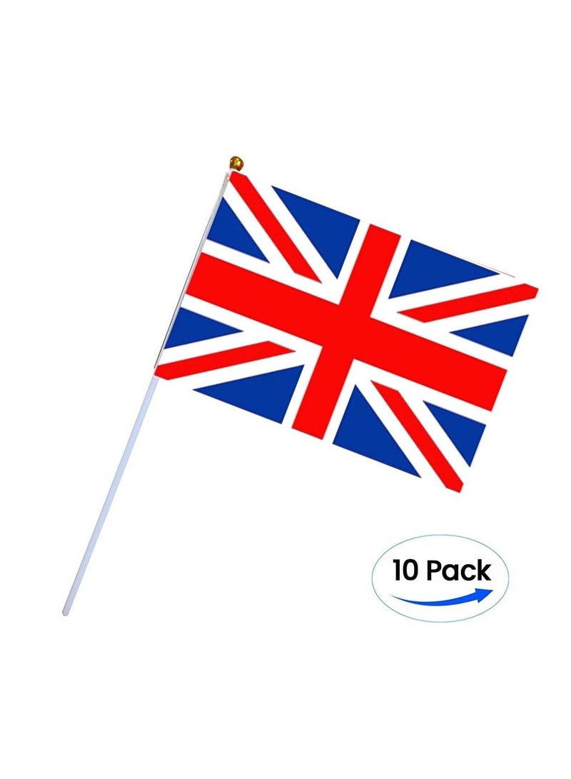 PRINTSHOP4ME Set Of 10 Hand-Held Mini Country Flags-Perfect For Parades-Festivals And Party Decorations-Party Favors And Event Supplies - Image 4