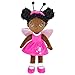 JUSTQUNSEEN Black Baby DollBlacks Dolls African American Stuffed Toy12 Rag Dolls for Girls Soft GiftsBrown Doll Fairy Baby Toy Plush Toys for Christmas Birthday PartySmallBlack Butterfly - Image 3