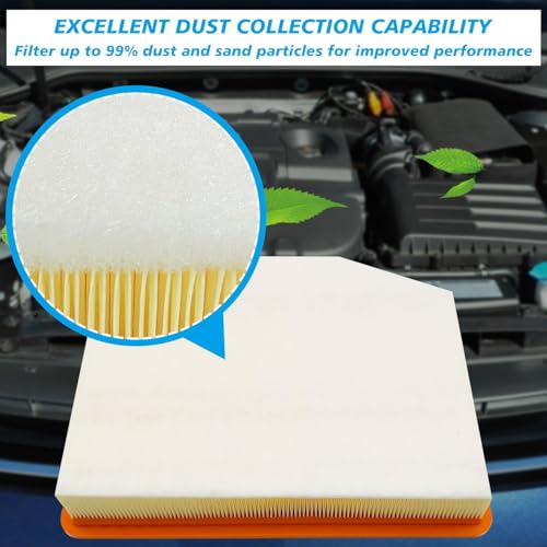 Capume Engine Air Filter JM1219 Fits for 2021-2025 Escalade ESV, 2019-2025 Silverado 1500, 2021-2025 Suburban, 2021-2025 Tahoe, 2019-2025 Sierra 1500, 2021-2025 Yukon XL, for 84121217 A3244C 84121219 - Image 3