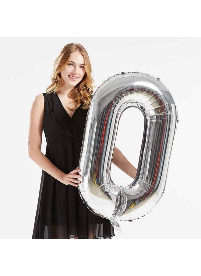MAGJUCHE - 40Inch Silver Foil 50 Helium Jumbo Digital Number Balloons 50Th Birthday Decoration For Women Or Men 50 Year Old Birthday Party Supplies - Image 1