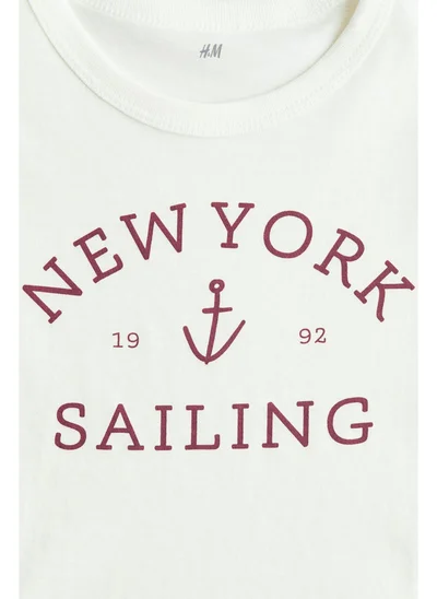 H&M Printed cotton T-shirt