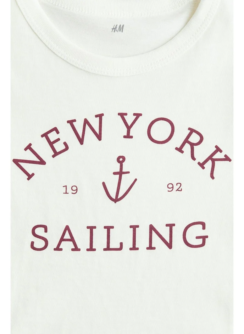 H&M Printed cotton T-shirt
