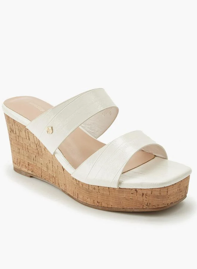 شور ستيب Women Textured Wedge Heel Sandals