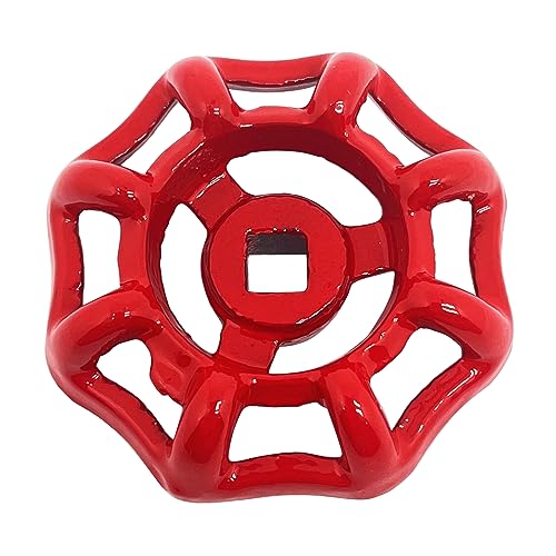 NGeGe 2pcs Replacement Gate Valve Handwheel,Round Wheel Valve Handle Replacement,for 1" Gate Valves, Outer Diameter 59mm (Square Hole 6.5x6.5mm) - Image 5