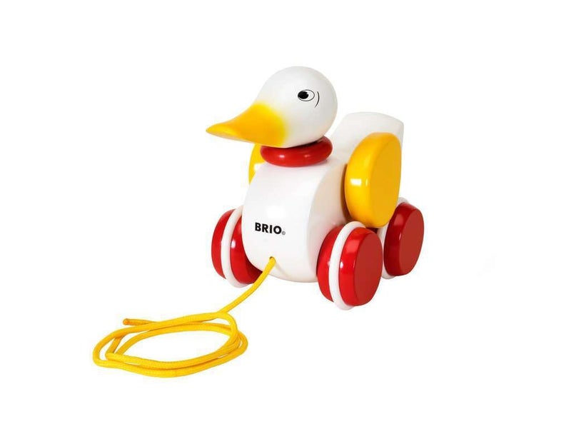 BRIO Infant  Toddler 30323  Pull Along Duck Wood Baby Toy  Flapping Wings  Engaging Motor Skill Development  Certified Sustainable Wood Materials  Ideal for Kids Ages 1 and Up - Image 3