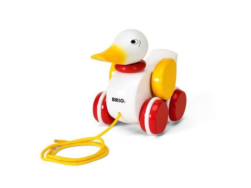 BRIO Infant  Toddler 30323  Pull Along Duck Wood Baby Toy  Flapping Wings  Engaging Motor Skill Development  Certified Sustainable Wood Materials  Ideal for Kids Ages 1 and Up - Image 2