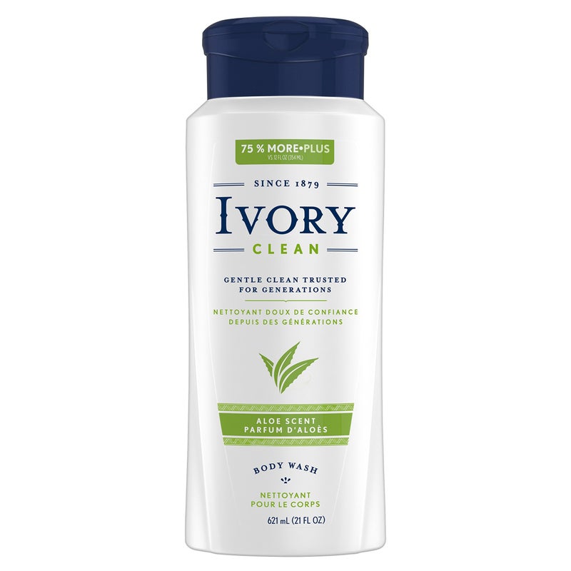 Ivory Clean Aloe Body Wash 21 oz Packaging may Vary - Image 1