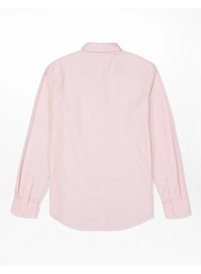 American Eagle AE Slim Fit Flex Oxford Button-Up Shirt