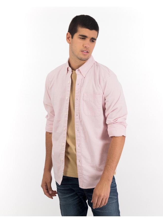 American Eagle AE Slim Fit Flex Oxford Button-Up Shirt  - Image 1