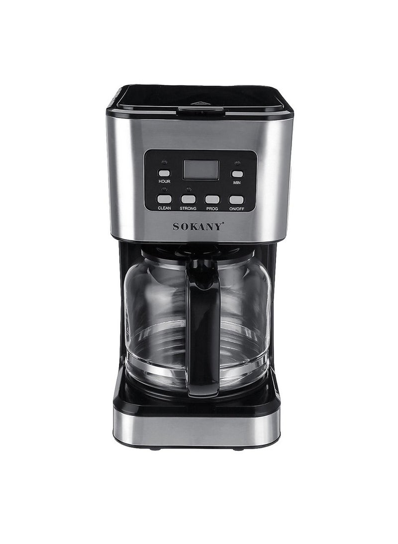 sokany American Drip Coffee Machine 12 Cups 1.5L 950W CM-121E Black - Image 5