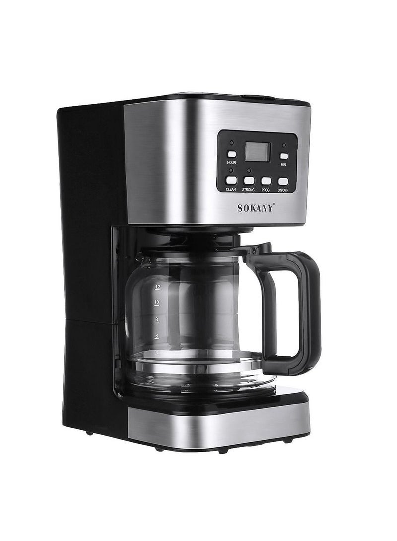 sokany American Drip Coffee Machine 12 Cups 1.5L 950W CM-121E Black - Image 4