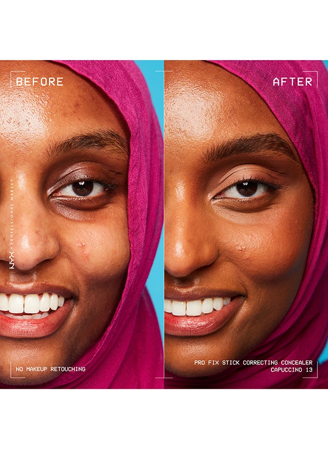 NYX PROFESSIONAL MAKEUP خافي عيوب البشرة برو فيكس ستيك - كابتشينو  - Image 5