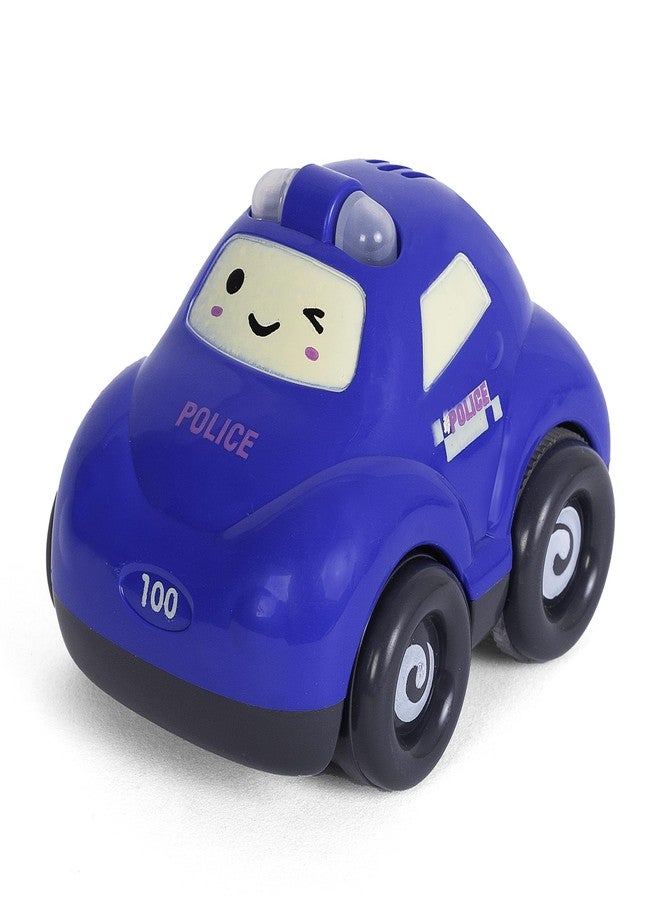 Shooting Star Light & Siren Vehicle Toys for Kids, Friction Powered Running Cars Pack of 4, 24M+ - Image 5