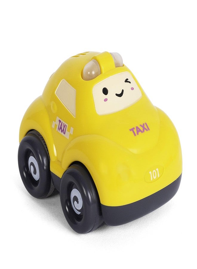 Shooting Star Light & Siren Vehicle Toys for Kids, Friction Powered Running Cars Pack of 4, 24M+ - Image 4