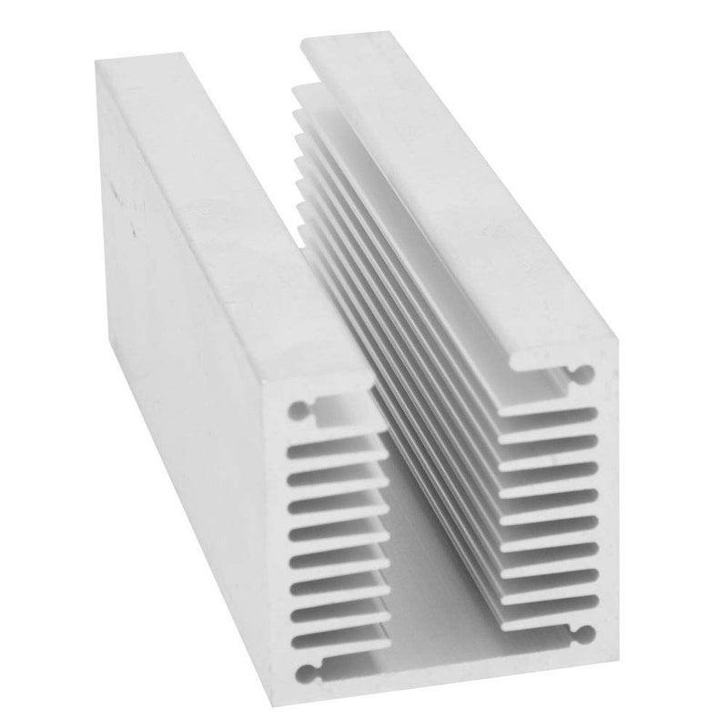 20 x 100 x 40mm Aluminum Heat Sink U Shaped Grooved Tooth Heat Cooler Cooling Fin For CPU Set Top Box Player - Image 5