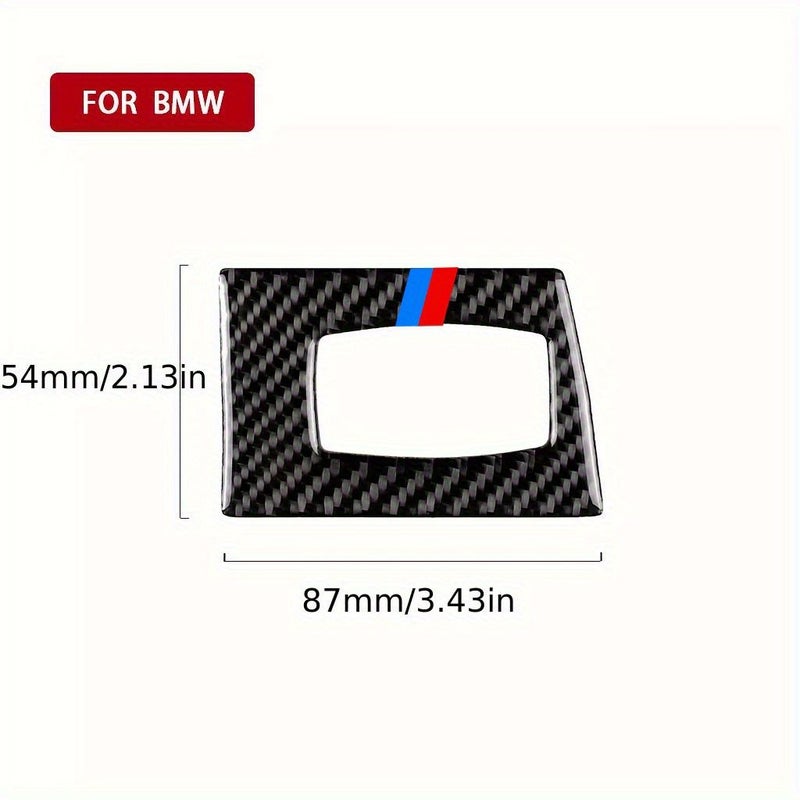 Carbon Fiber Key Hole Panel Trim Blue Red For BMW 3 Series E90 E92 E93 2005 2012 Left Hand Drive - Image 5
