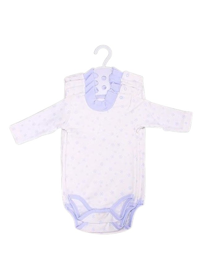 فيشين مجموعة من 4 ملابس داخلية بأكمام طويلة ورقبة دائرية من VITION للأولاد والبنات من عمر 3 إلى 24 شهرًا، قمصان قطنية مريحة للأطفال (صنع في تركيا) - Image 1