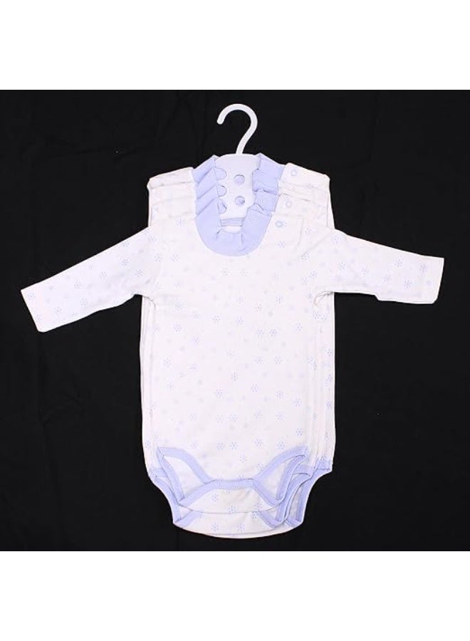 فيشين مجموعة من 4 ملابس داخلية بأكمام طويلة ورقبة دائرية من VITION للأولاد والبنات من عمر 3 إلى 24 شهرًا، قمصان قطنية مريحة للأطفال (صنع في تركيا) - Image 2