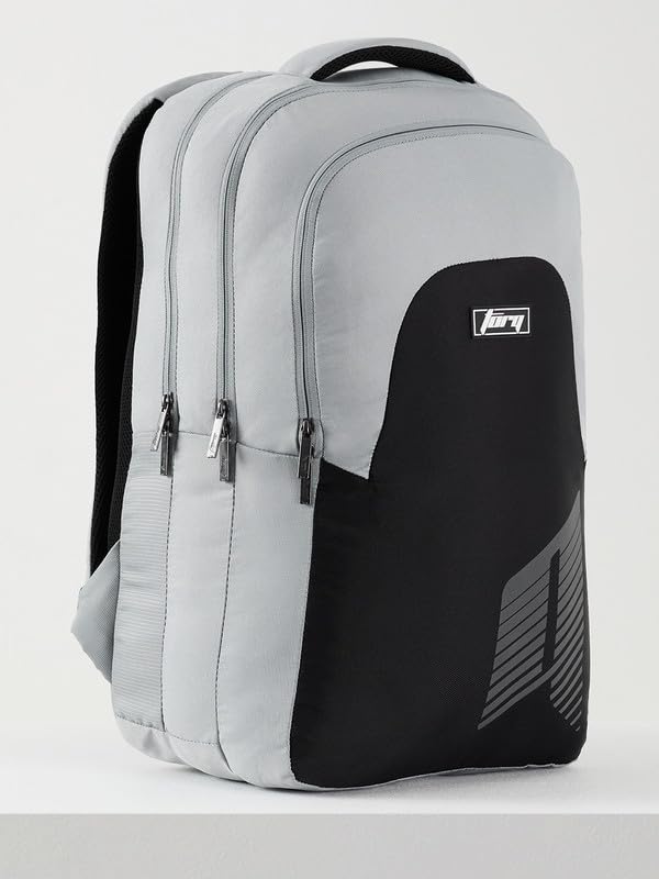 Torq Unisex Polyester 40L HighRis_Grey Backpack | School & College Backpack | Outdoor Travel Backpack - Image 3
