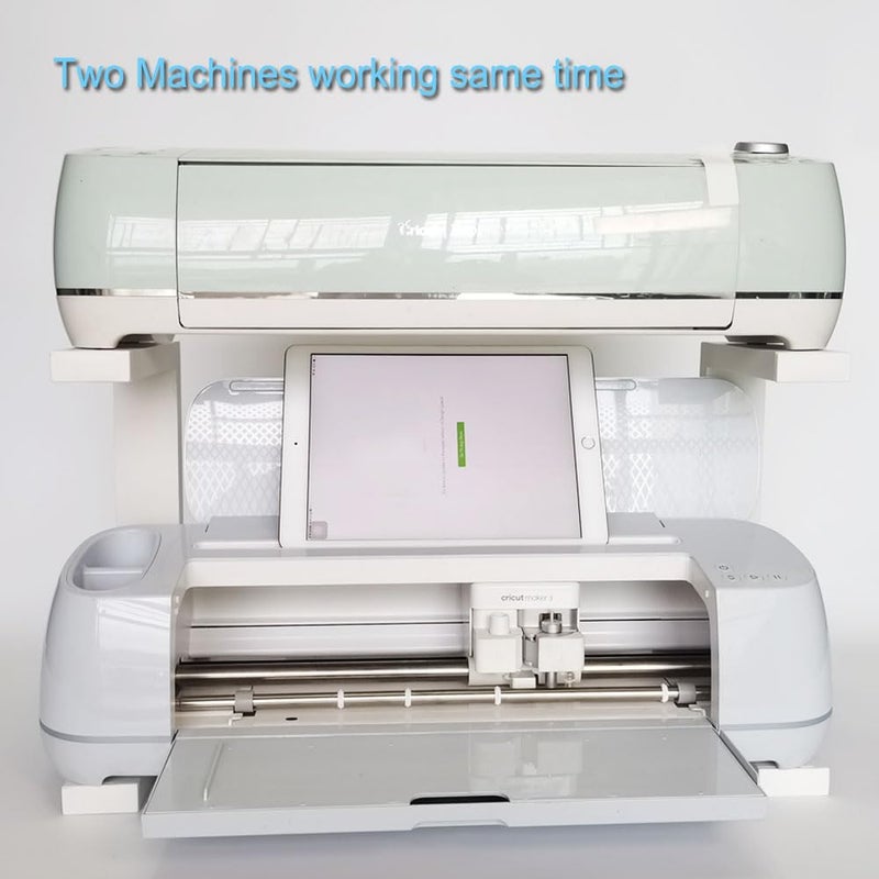 RTSTEC Stand Legs Compatible with Cricut Maker 4, 3, 1 and Cricut Explore Air 2 ,3, 1 and Silhouettes - Fully Open, Space Organizer for Cricut Maker Series and Cricut Explore Air Series XL - Image 2
